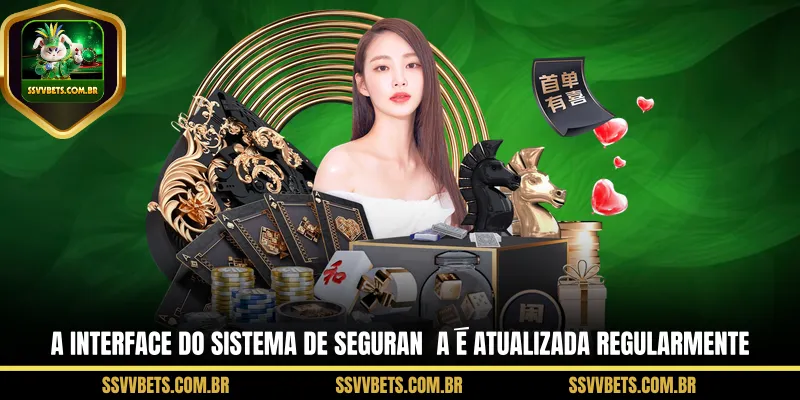 A interface do sistema de segurança é atualizada regularmente