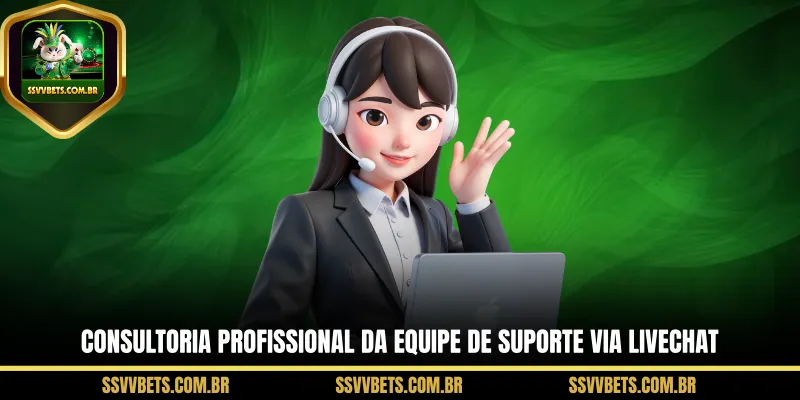 Consultoria profissional da equipe de suporte via LiveChat