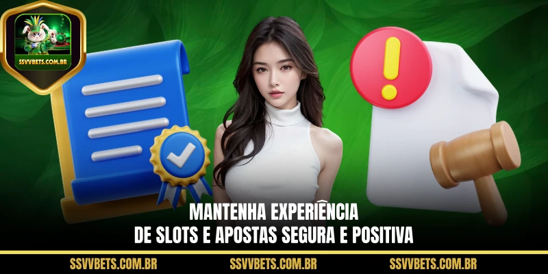 Mantenha experiência de slots e apostas segura e positiva